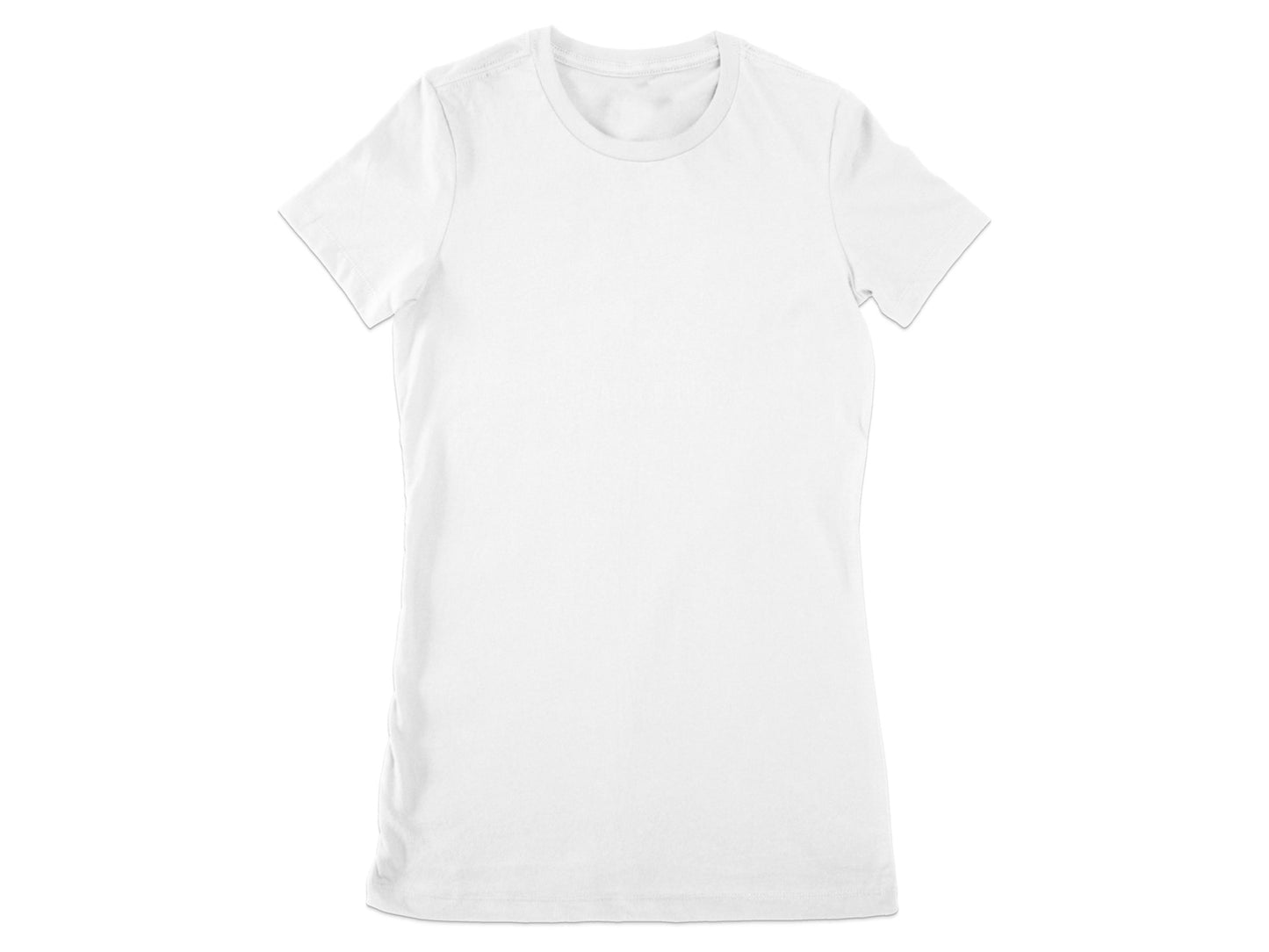 Classic White Short Sleeve Round Neck T-Shirt Product