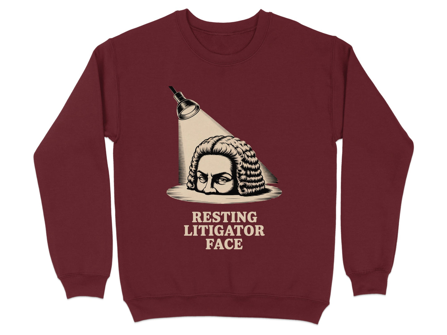 Resting Litigator Face Sweatshirt perfect casual product