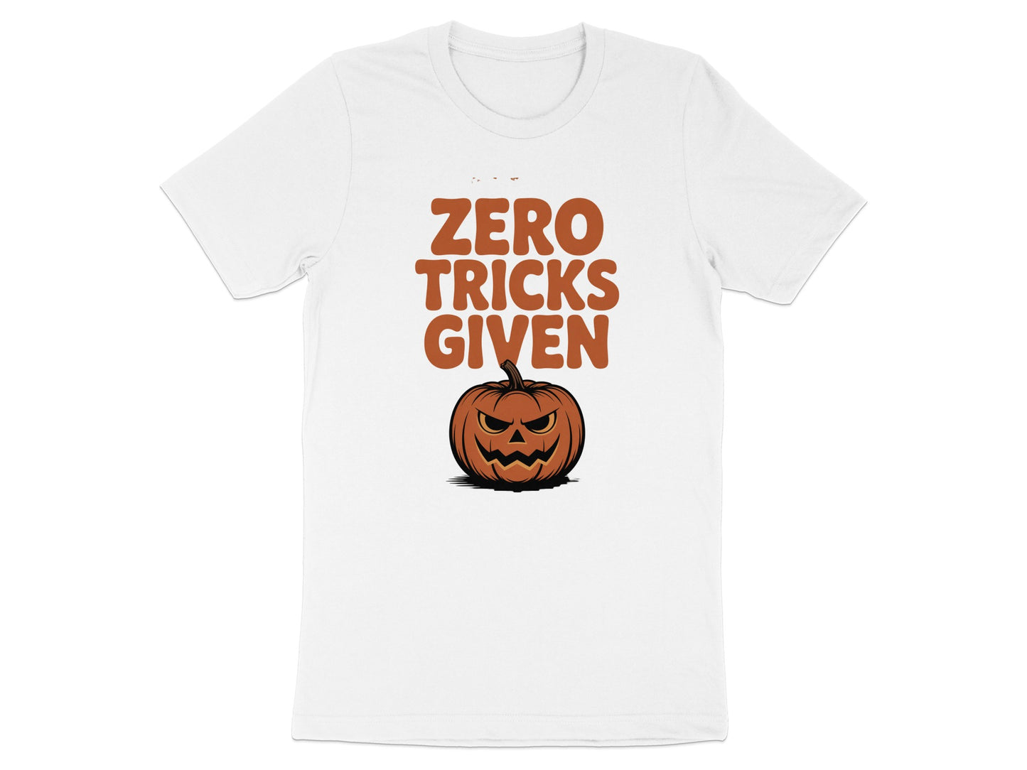 Zero Tricks Given Halloween Pumpkin T-Shirt product type