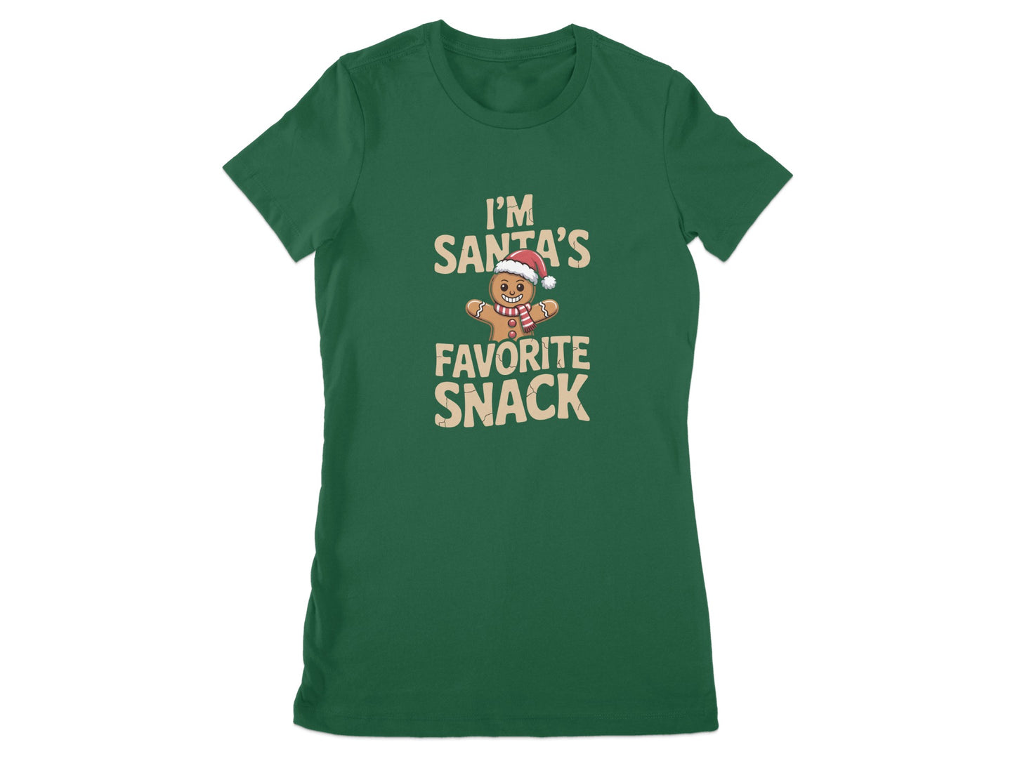 I'm Santa's Favorite Snack Graphic Tee Shirt product type