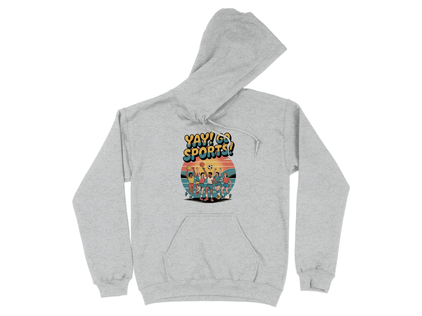 Yay Go Sports Fun Graphic Hoodie product