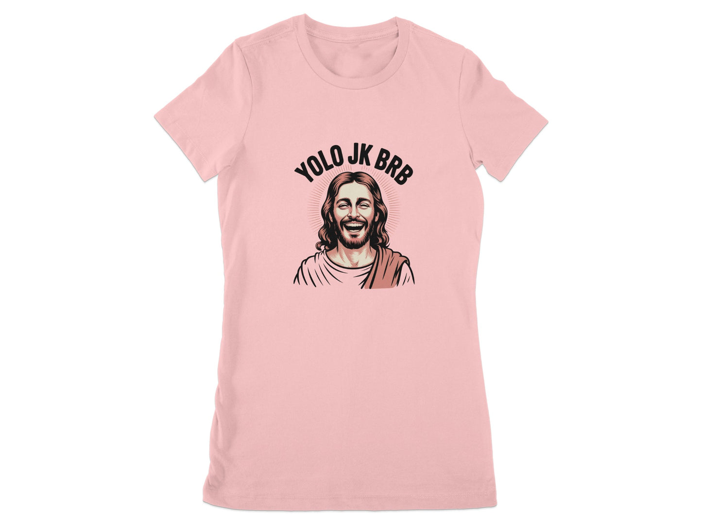 YOLO JK BRB Humorous Graphic Tee Shirt product