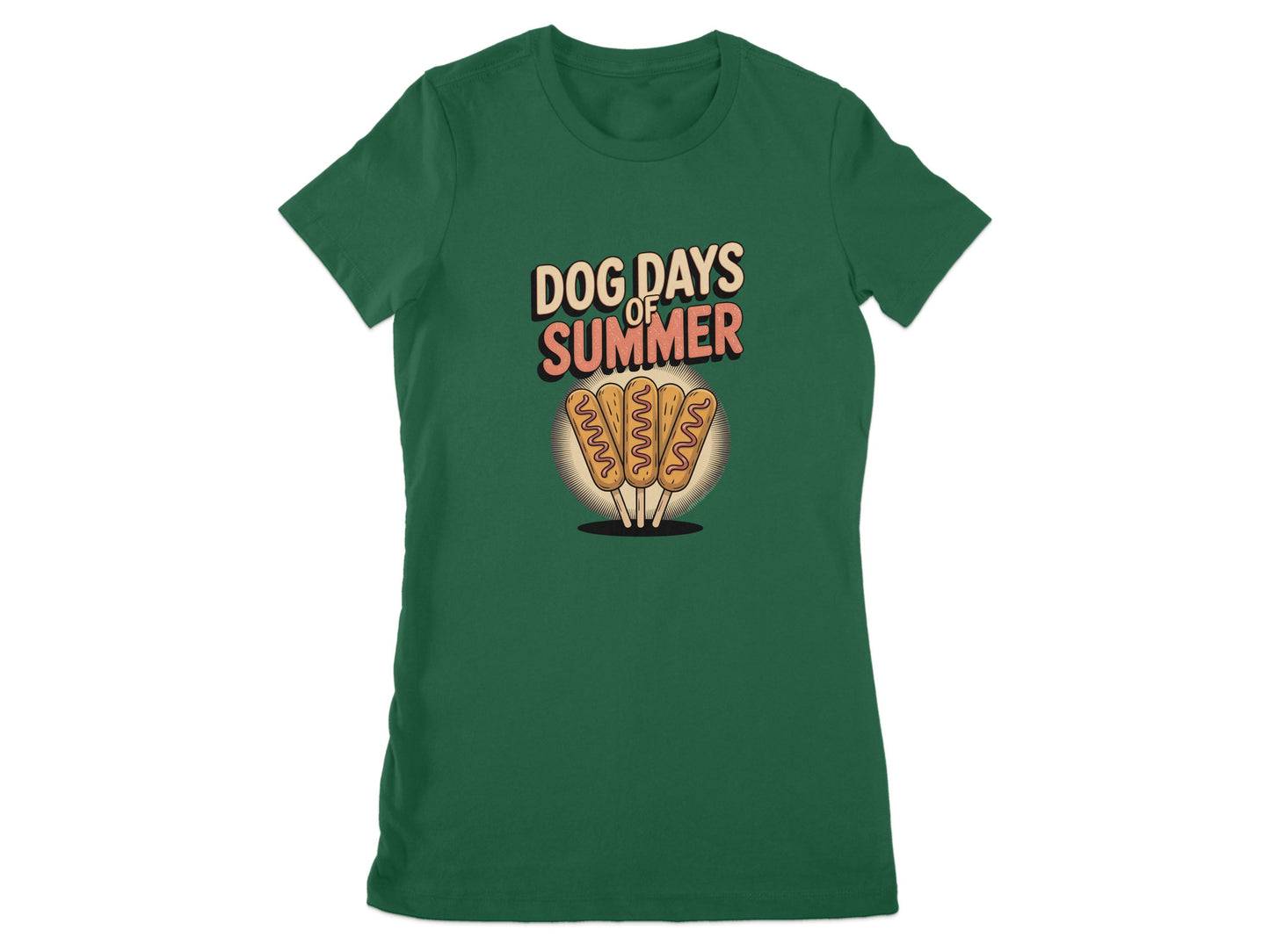Dog Days Of Summer Hotdog Graphic Tee product