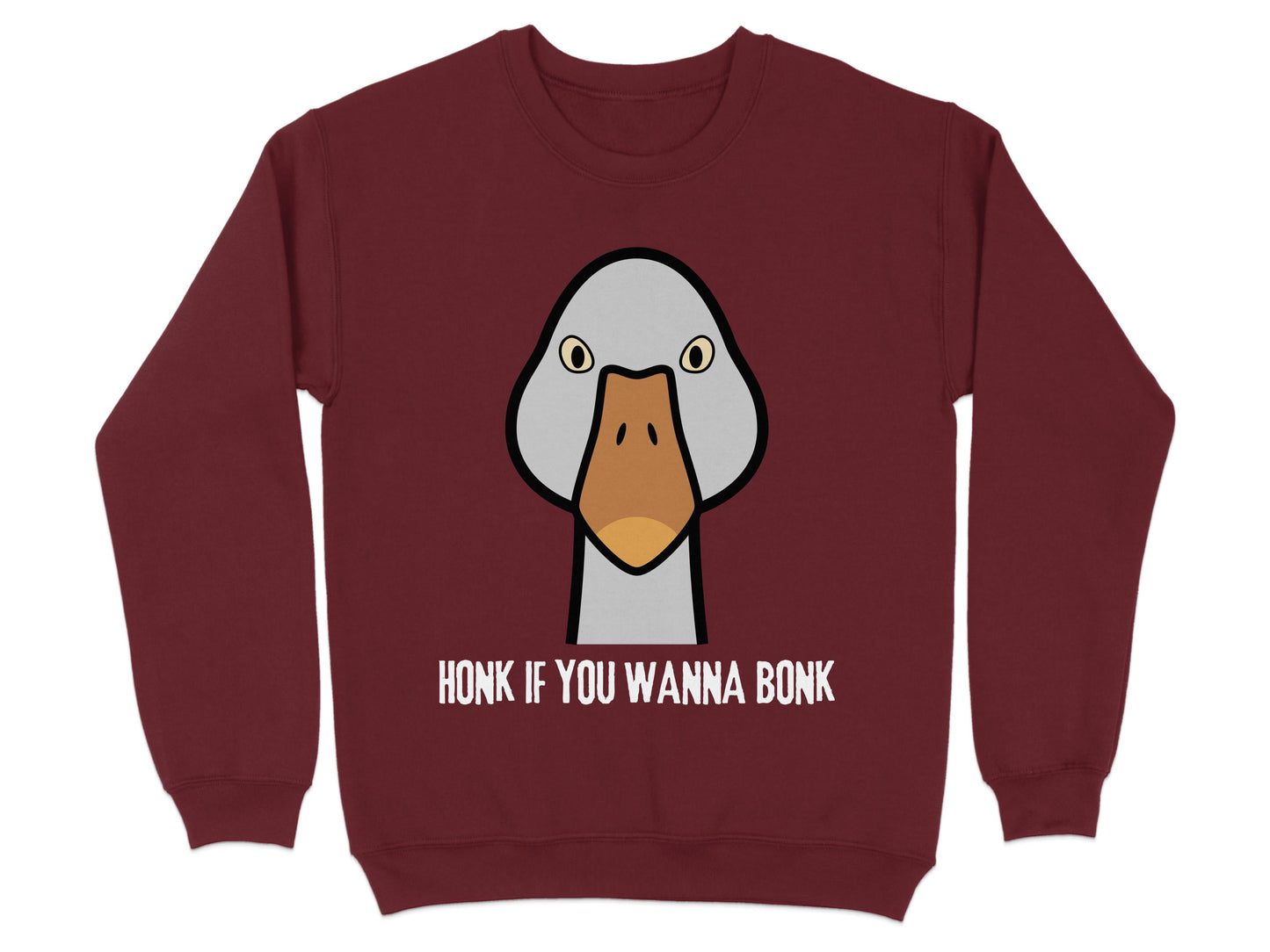 Honk If You Wanna Bonk Funny Goose Sweatshirt product