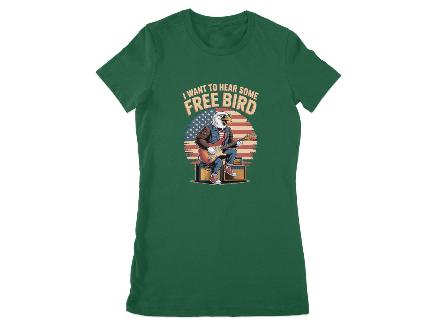 I Want to Hear Some Free Bird Graphic T-Shirt product type