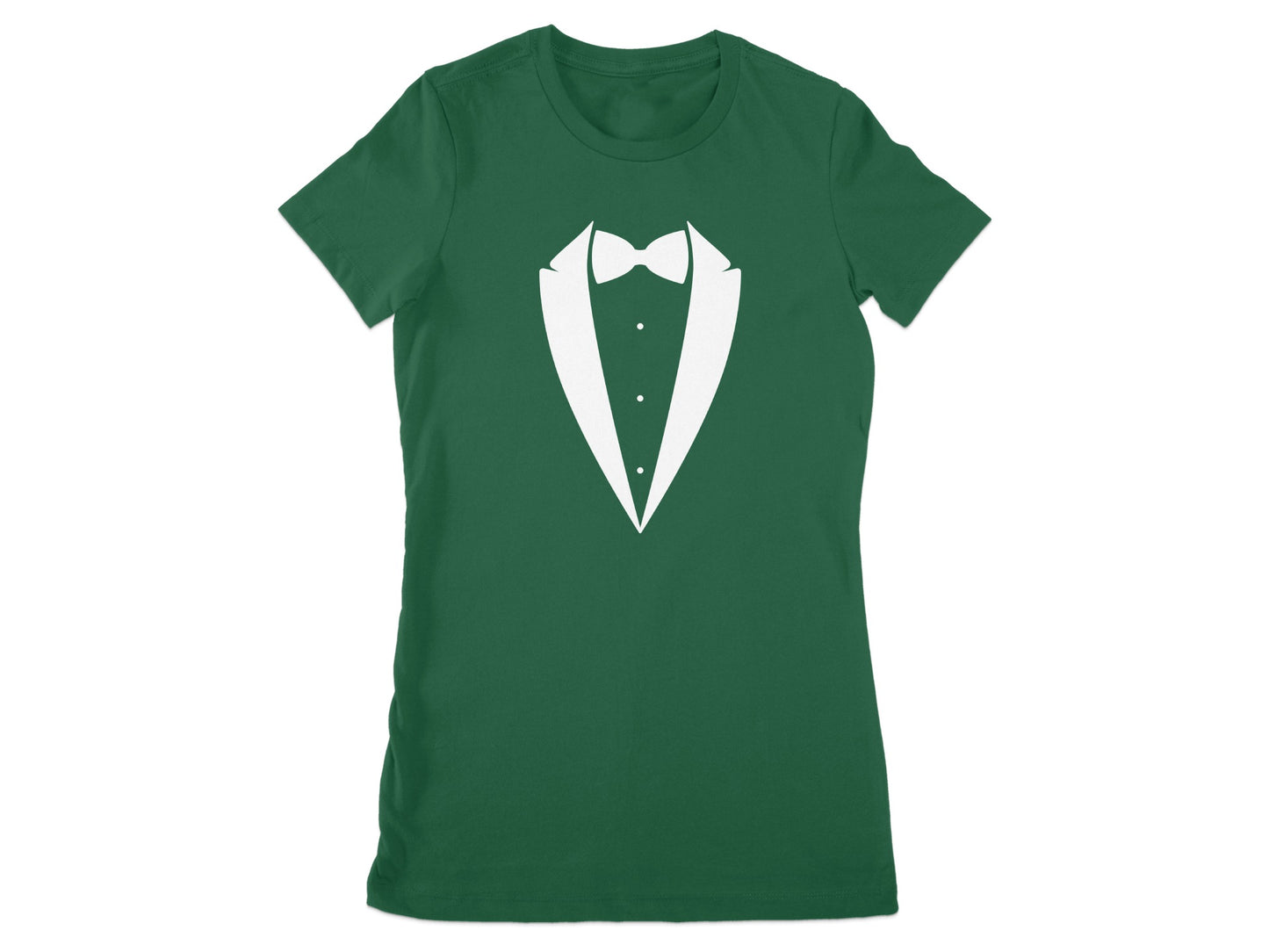 Stylish Green Tuxedo Design Short Sleeve Shirt product type