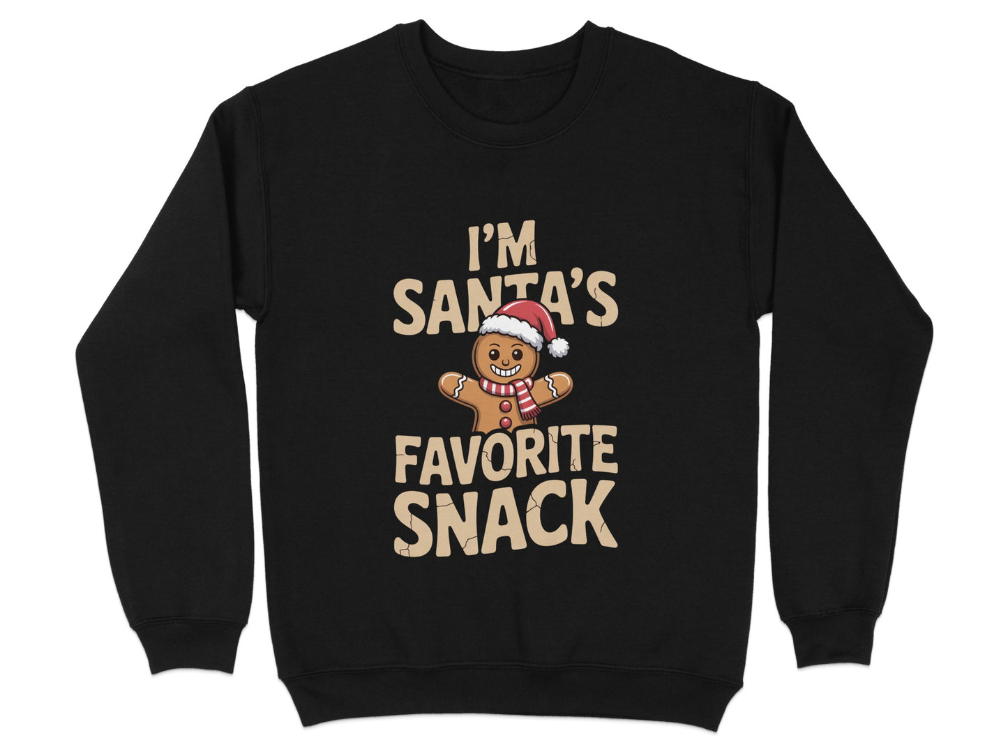 I'm Santa's Favorite Snack Christmas Sweatshirt product type