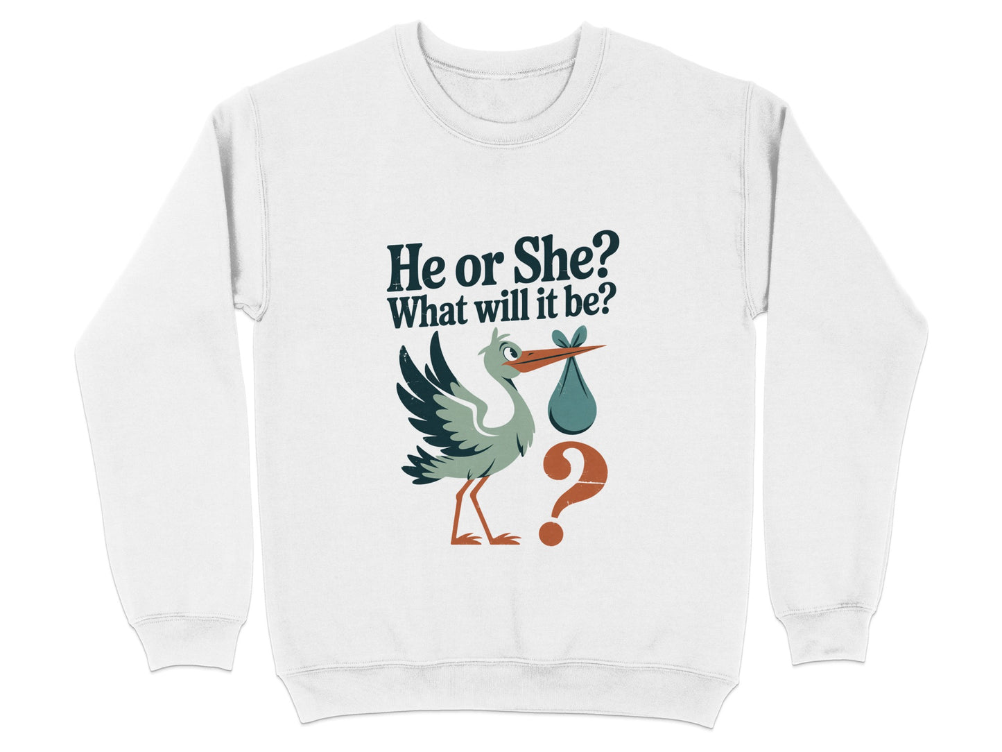 He or She What Will It Be Gender Reveal Sweatshirt product