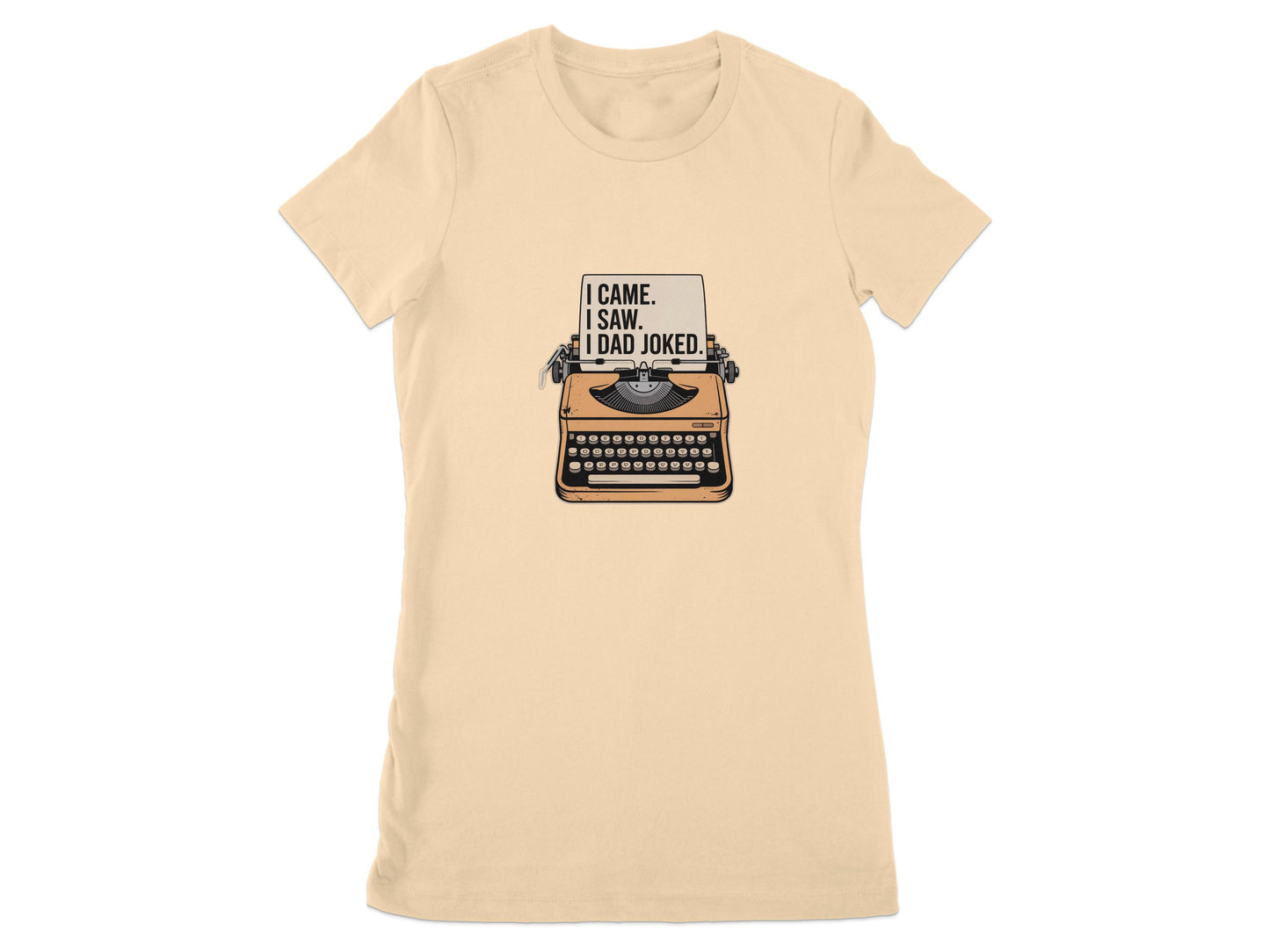 Funny I Came Saw Dad Joked Typewriter Graphic T-shirt product type