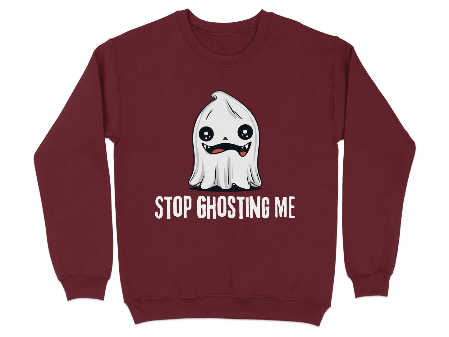 Stop Ghosting Me Cute Halloween Sweatshirt product type