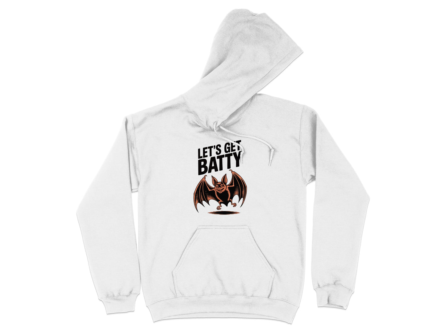 Lets Get Batty Halloween Fun Hooded Sweatshirt product