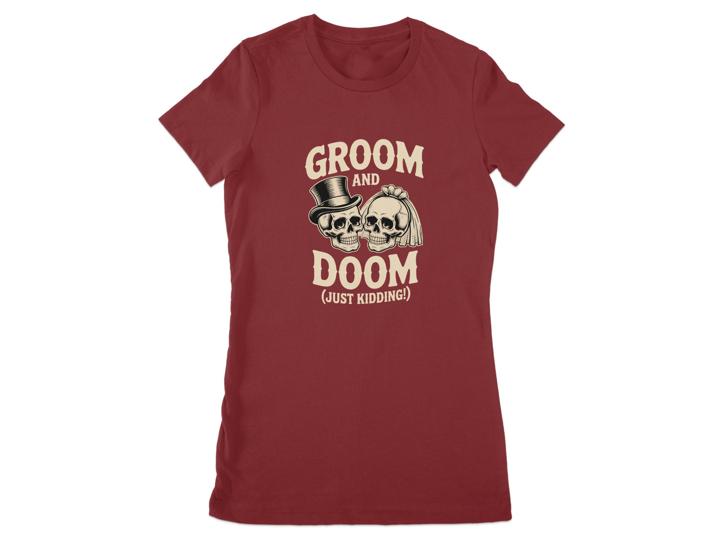 Groom and Doom Just Kidding Graphic T-shirt product type