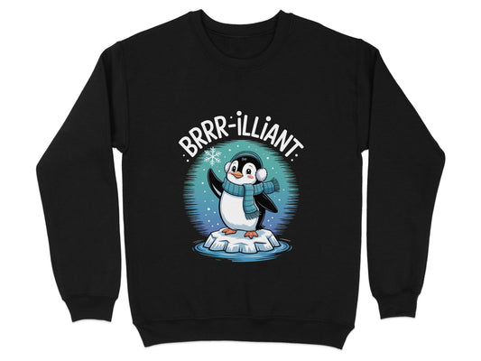 Brrr-illiant Cute Penguin Themed Pullover Sweatshirt product