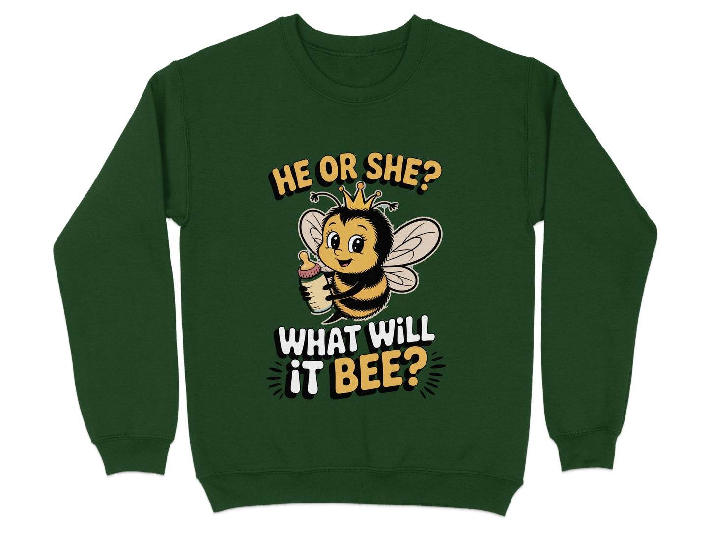 He or She What Will It Bee Gender Reveal Sweater product type