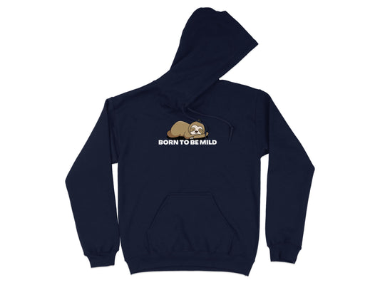 Born To Be Mild Sloth Graphic Hoodie product