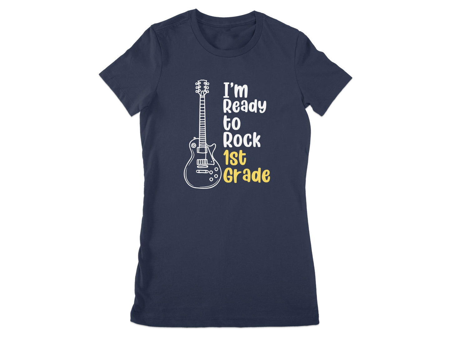 I'm Ready To Rock 1st Grade Guitar T-Shirt Product