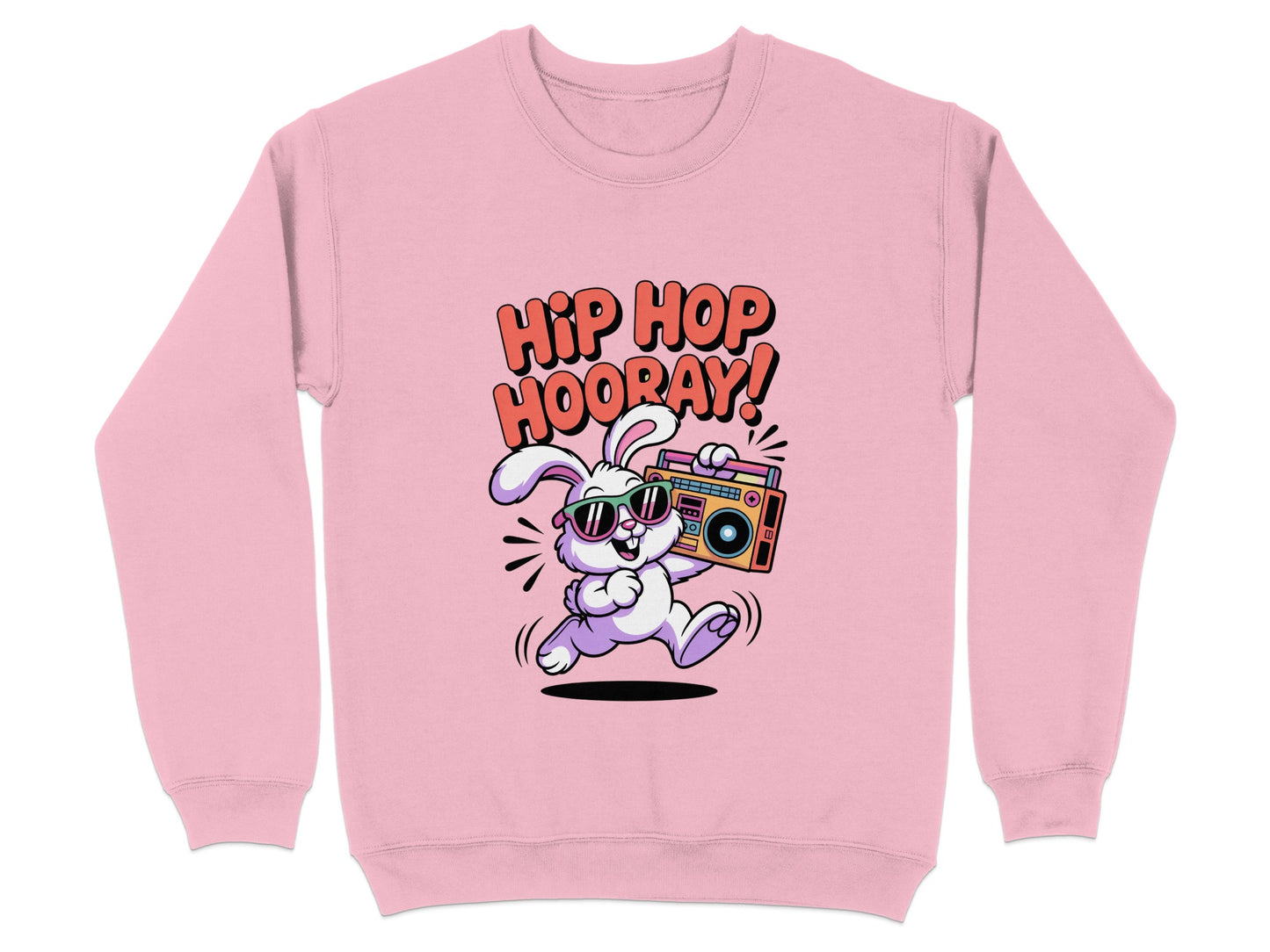 Hip Hop Hooray Bunny Graphic Sweatshirt product