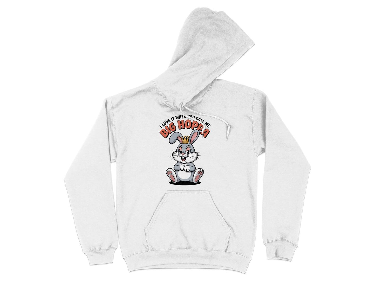 Big Hoppin' Bunny Hooded Sweatshirt product type