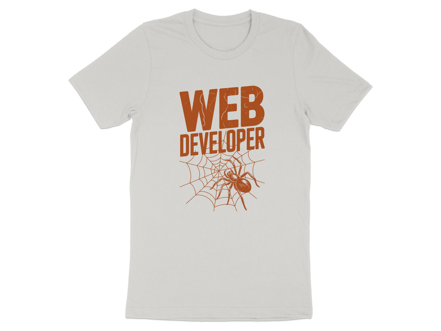 Web Developer T-Shirt with Spider Graphic product type