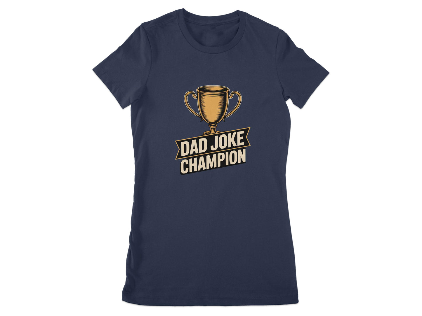 Dad Joke Champion Trophy Graphic Tee product type