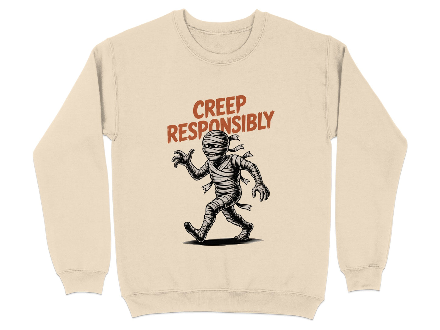 Creep Responsibly Mummy Graphic Sweatshirt product type