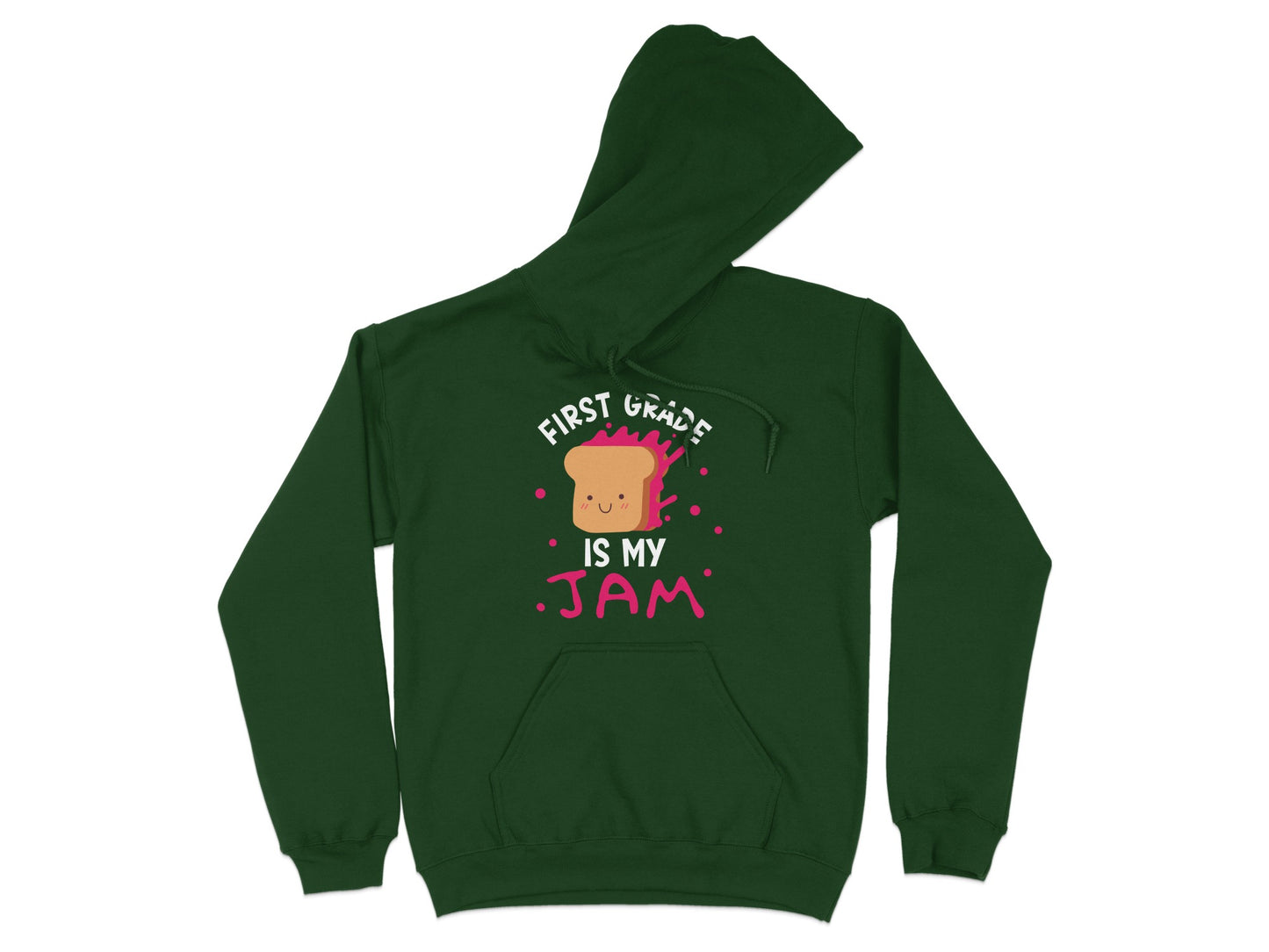 First Grade Is My Jam Graphic Hoodie product