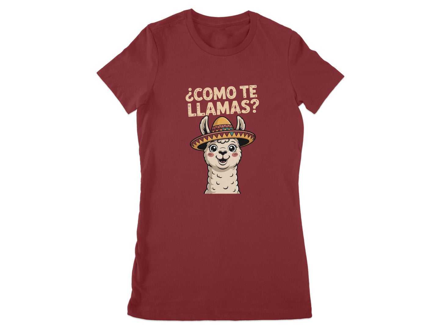 ¿Cómo Te Llamas Cute Llama Design Shirt product type