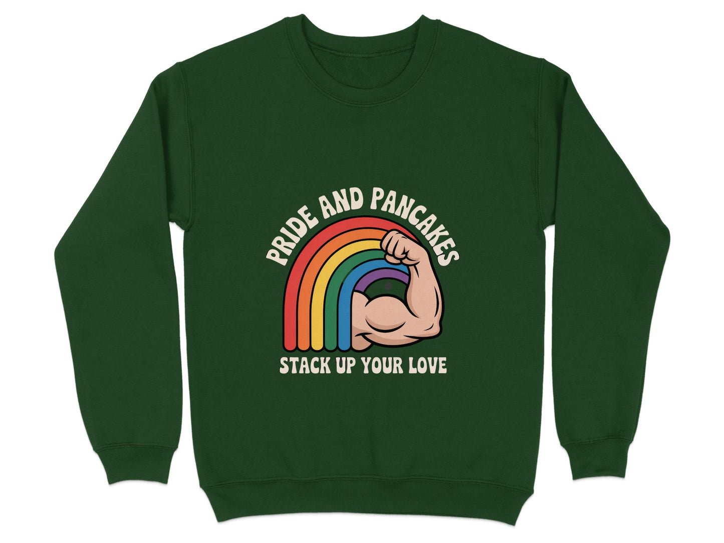 Pride and Pancakes Stack Up Your Love Sweatshirt Product