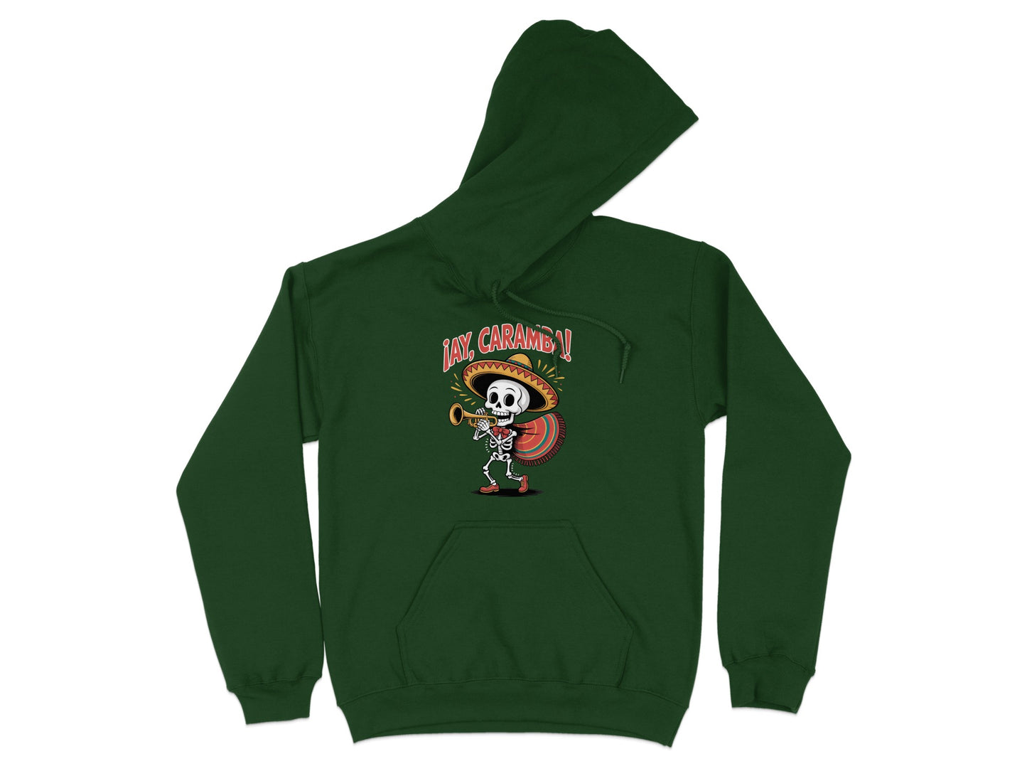 Lick Caramel Dancing Skeleton Graphic Hooded product type