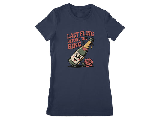 Last Fling Before The Ring Graphic T-Shirt product type