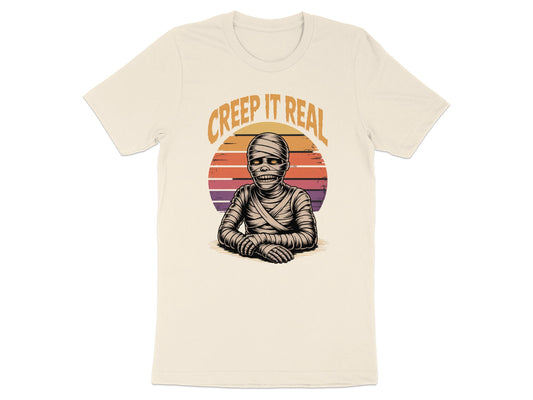 Creep It Real Mummy Graphic Tee Halloween product