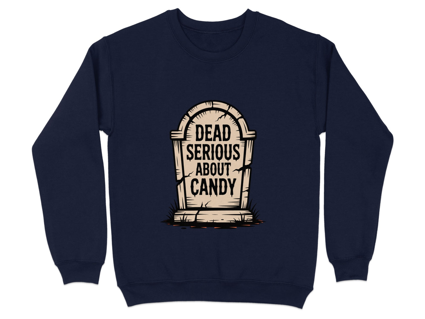 Dead Serious About Candy Tombstone Sweatshirt Product