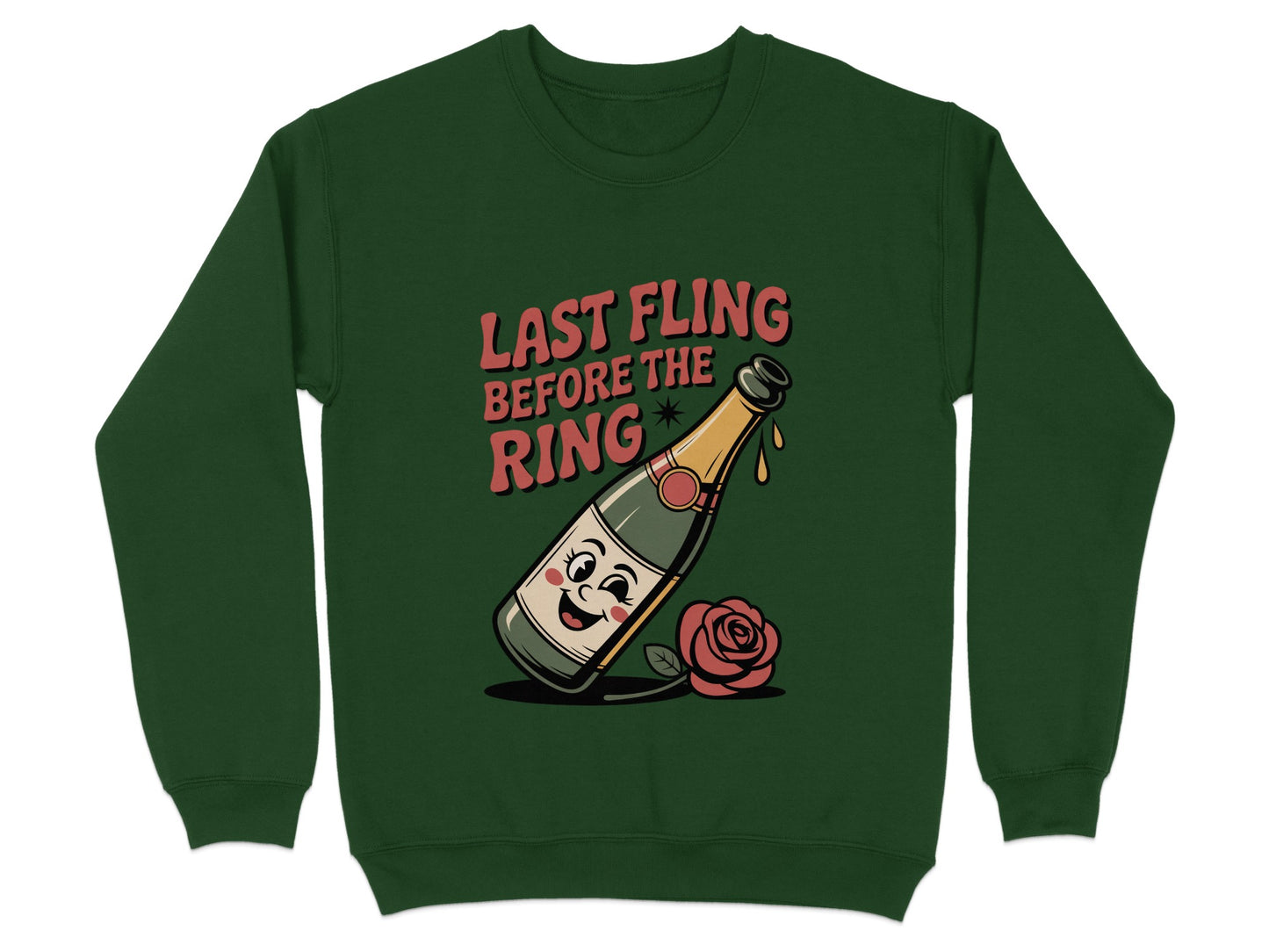 Last Fling Before The Ring graphic sweatshirt product type