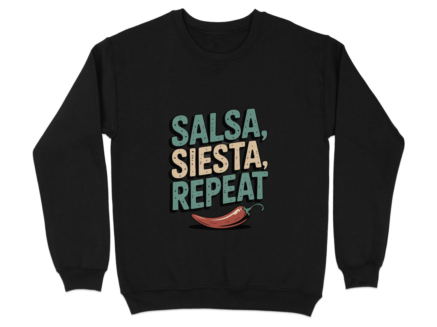 Salsa Siesta Repeat Black Sweatshirt product type
