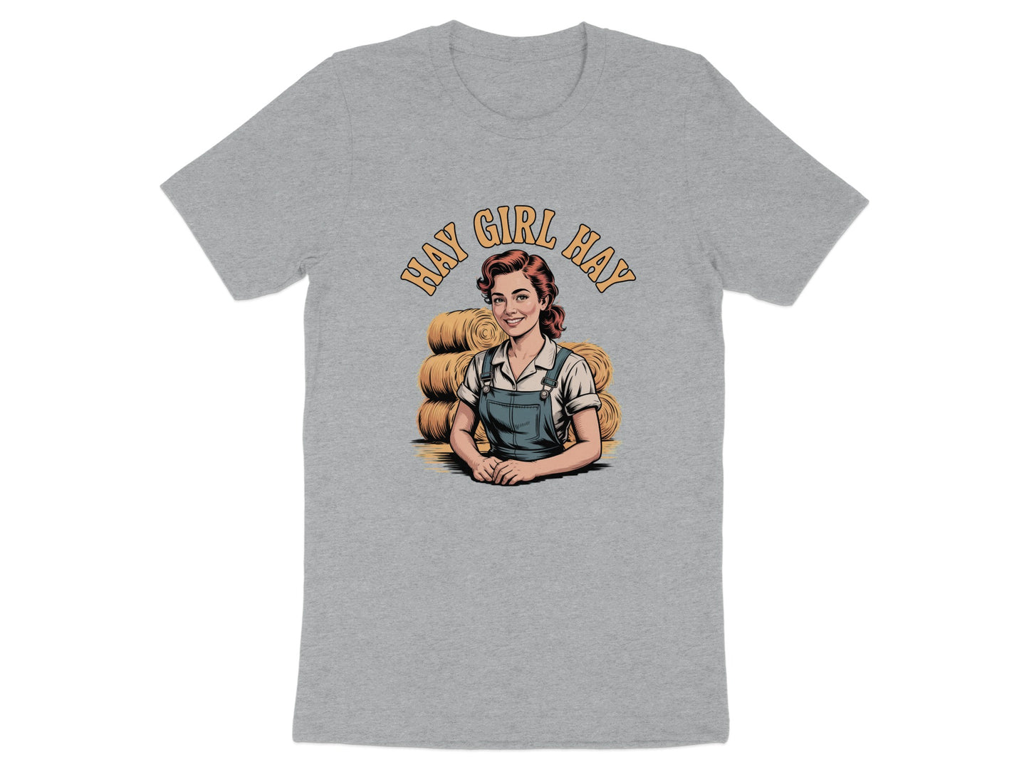 Hay Girl Hay Graphic Design Tee Shirt product type