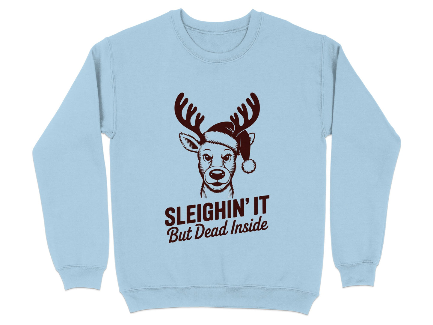 Funny Reindeer Holiday Sweatshirt for Christmas product