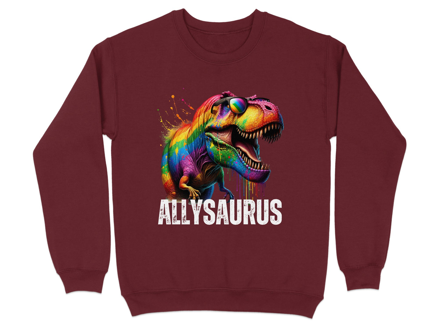 Colorful Dinosaur Allysauraus Sweatshirt product