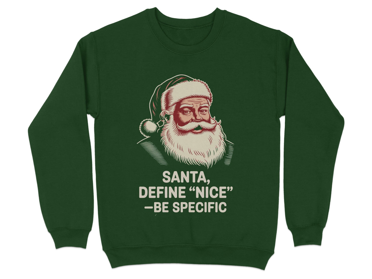 Santa Define Nice Be Specific Statement Product