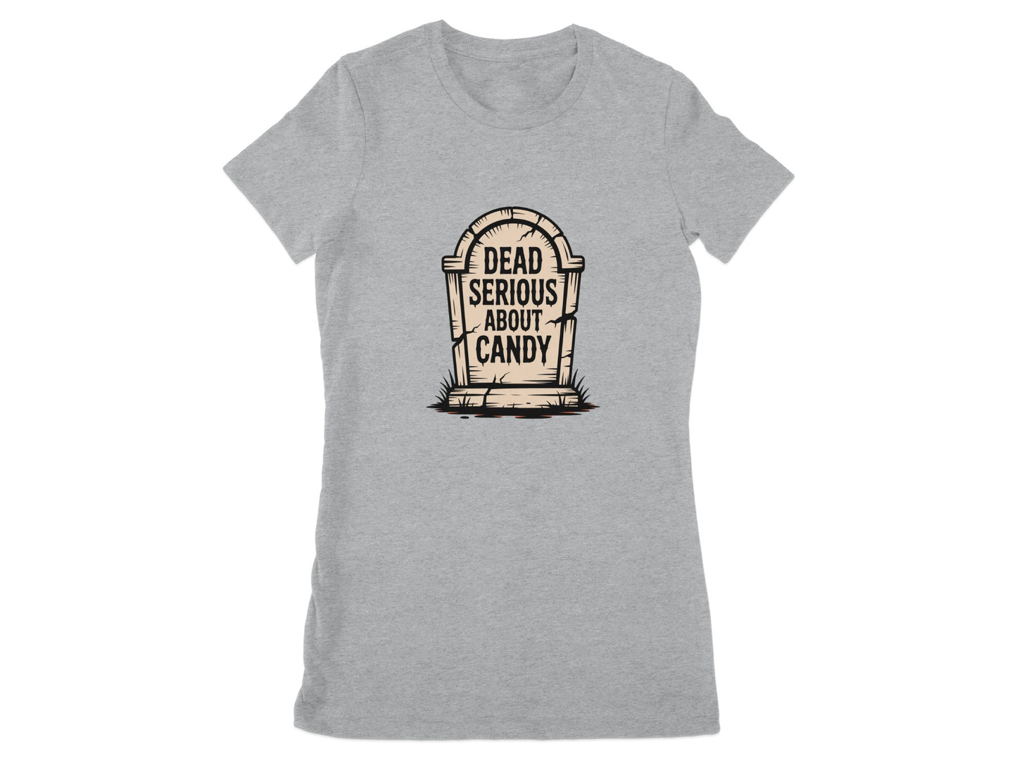 Dead Serious About Candy Halloween Themed T-Shirt Product