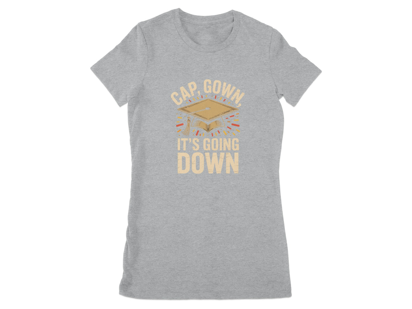 Cap Gown It's Going Down Graduation T-shirt product type