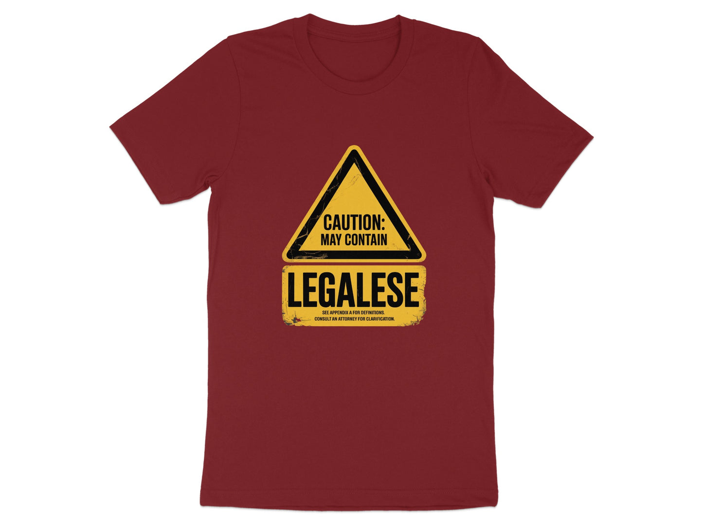 Caution May Contain Legalese Graphic T-Shirt product