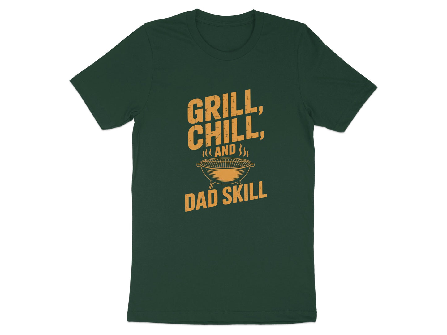 Grill Chill And Dad Skill Graphic T-Shirt product type