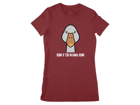 Honk If You Wanna Bonk Goose Graphic T-Shirt product