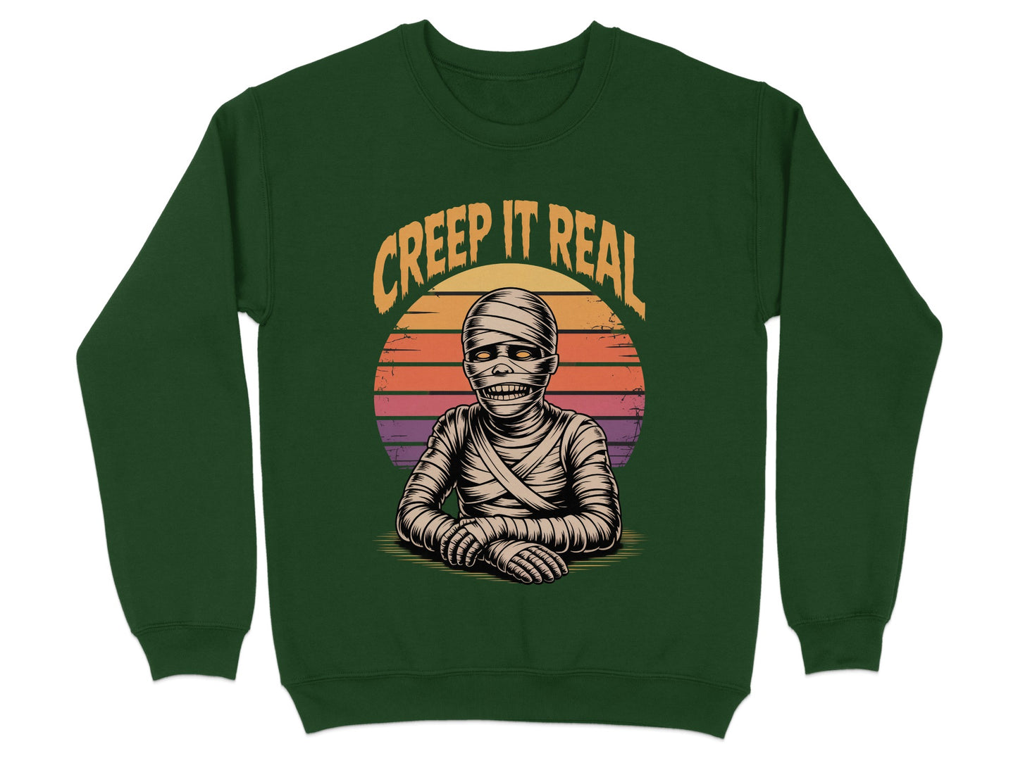 Creep It Real Mummy Halloween Themed Sweater product