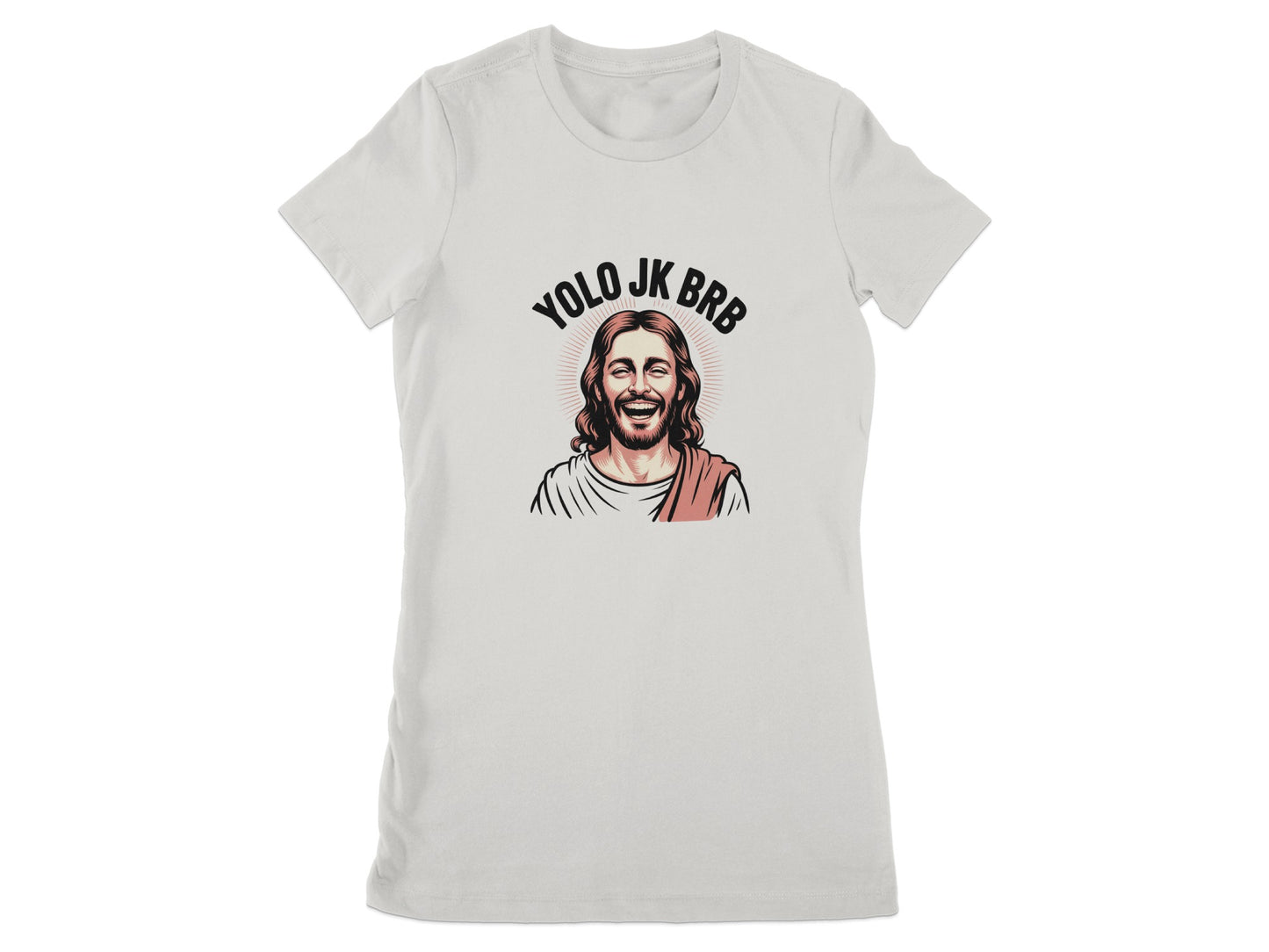 YOLO JK BRB Jesus Graphic T shirt product type
