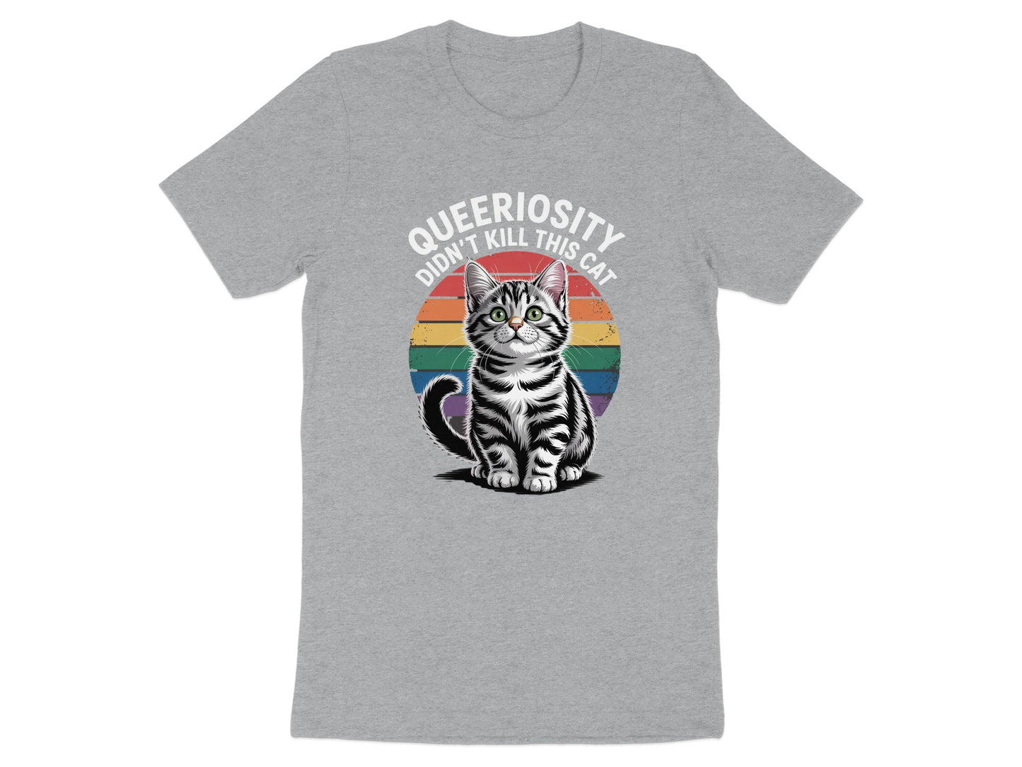 Queeriosity Didn't Kill This Cat Design Shirt product type