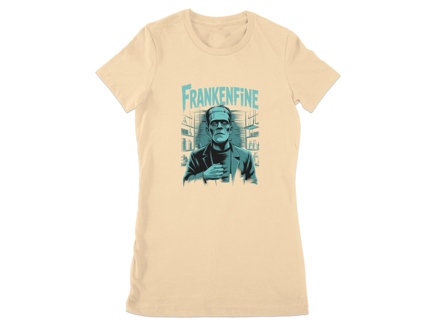 Frankenfine Monster Graphic Tee for a Bold T-Shirt Product