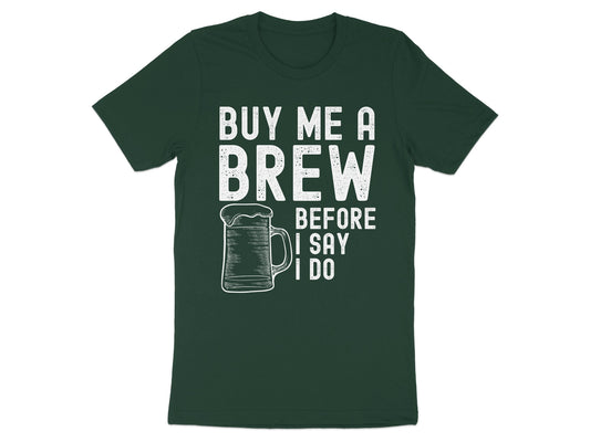 Buy Me a Brew Before I Say I Do Shirt product type