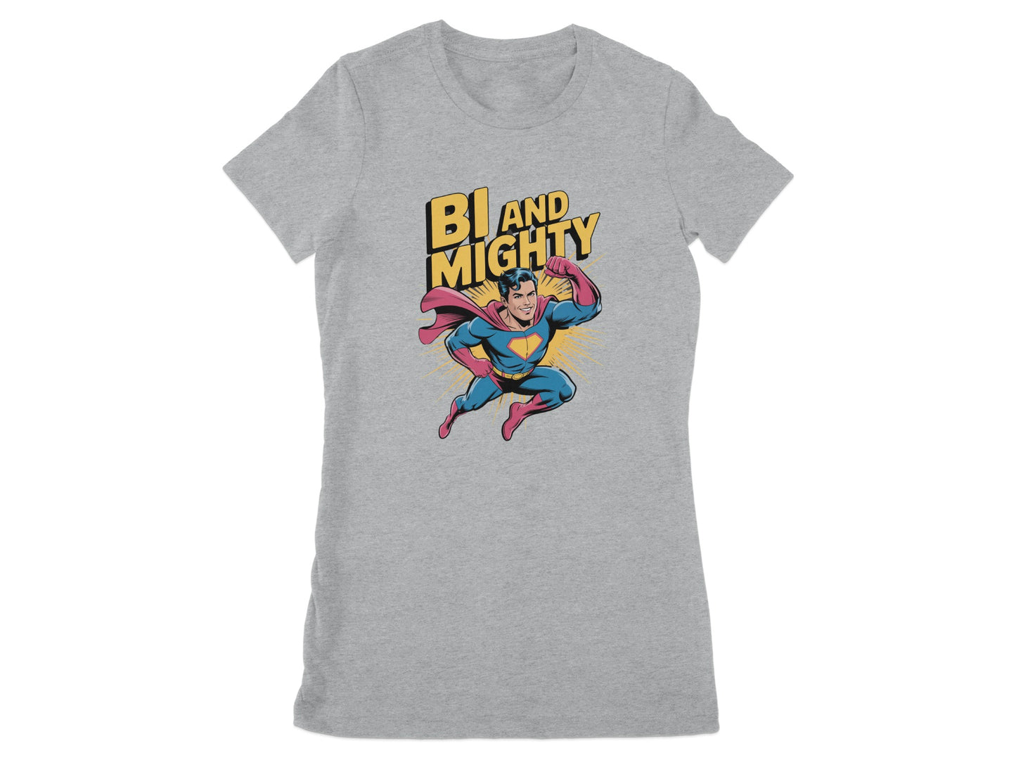 BI AND MIGHTY Superhero Graphic T-shirt product