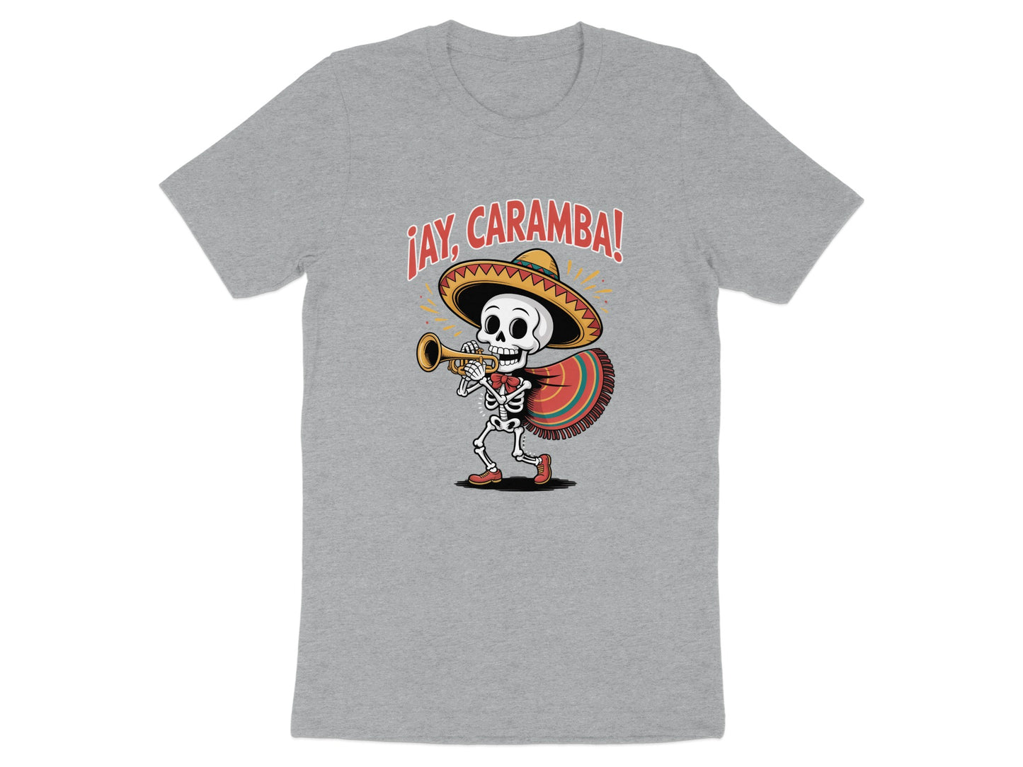 ¡Ay Caramba! Skeleton with Trumpet Graphic Tee product